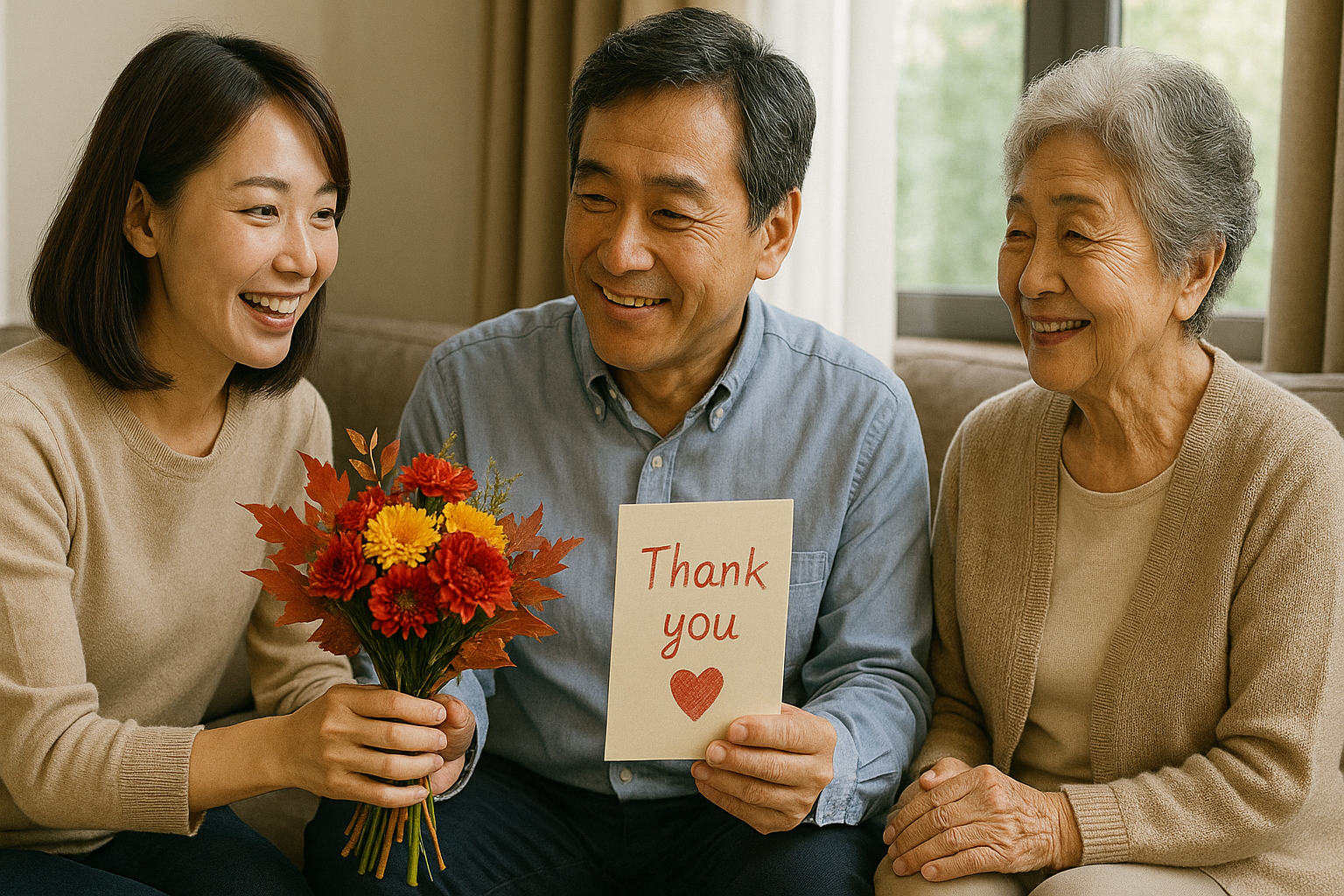 勤労感謝の日。ありがとうを伝える。